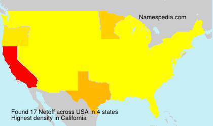 Surname Netoff in USA Surname Netoff in USA
