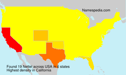 Surname Nettel in USA Surname Nettel in USA