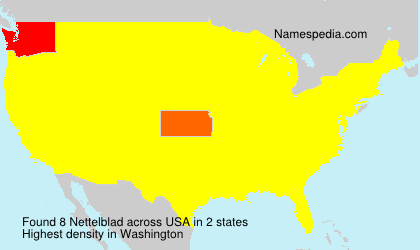 Surname Nettelblad in USA Surname Nettelblad in USA