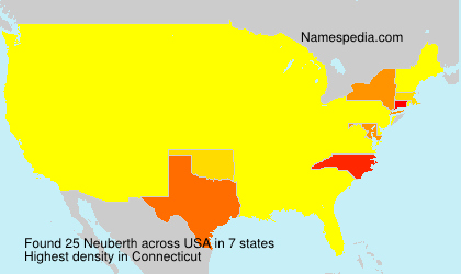 Surname Neuberth in USA Surname Neuberth in USA