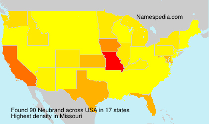 Surname Neubrand in USA Surname Neubrand in USA