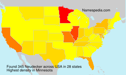 Surname Neudecker in USA Surname Neudecker in USA
