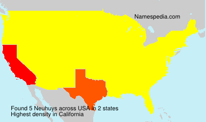 Surname Neuhuys in USA Surname Neuhuys in USA