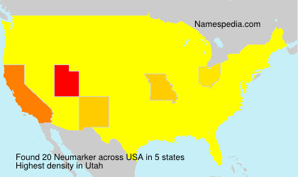Surname Neumarker in USA Surname Neumarker in USA