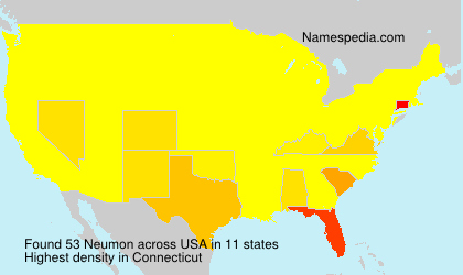 Surname Neumon in USA Surname Neumon in USA