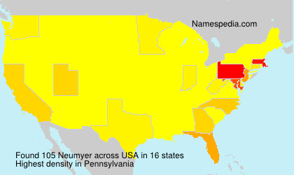 Surname Neumyer in USA Surname Neumyer in USA