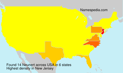 Surname Neunert in USA Surname Neunert in USA