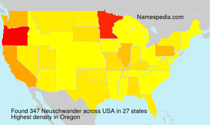 Surname Neuschwander in USA Surname Neuschwander in USA
