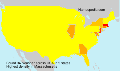 Surname Neusner in USA