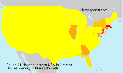 Surname Neusner in USA Surname Neusner in USA