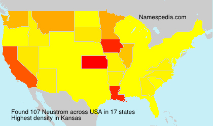 Surname Neustrom in USA Surname Neustrom in USA
