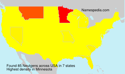 Surname Neutgens in USA Surname Neutgens in USA