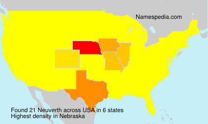 Surname Neuverth in USA Surname Neuverth in USA