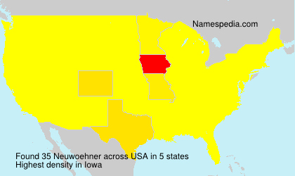 Surname Neuwoehner in USA Surname Neuwoehner in USA