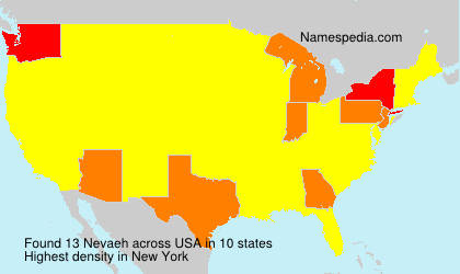 Surname Nevaeh in USA Surname Nevaeh in USA