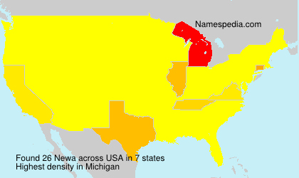 Surname Newa in USA Surname Newa in USA