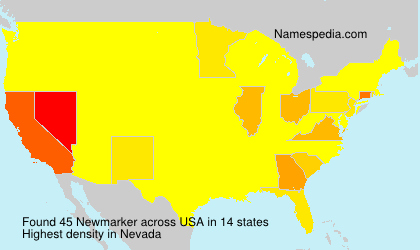Surname Newmarker in USA Surname Newmarker in USA