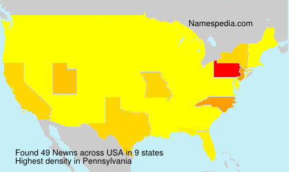 Surname Newns in USA Surname Newns in USA