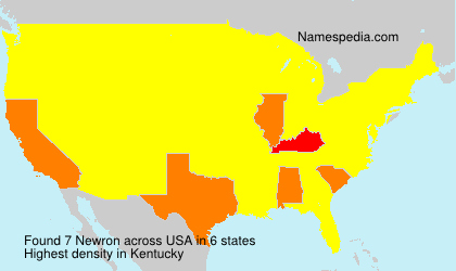Surname Newron in USA Surname Newron in USA