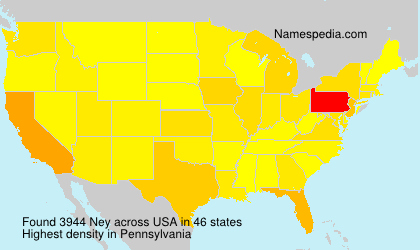 Surname Ney in USA Surname Ney in USA