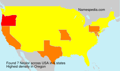Surname Neylor in USA Surname Neylor in USA