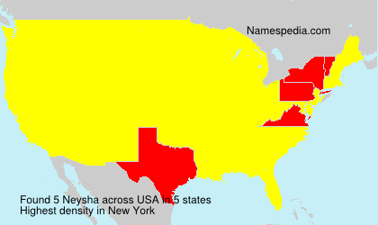 Surname Neysha in USA Surname Neysha in USA