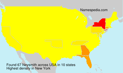 Surname Neysmith in USA Surname Neysmith in USA
