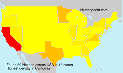 Surname Nezhad in USA Surname Nezhad in USA