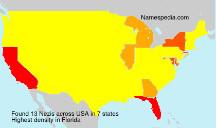 Surname Nezis in USA Surname Nezis in USA