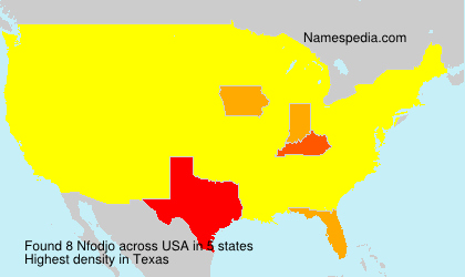 Surname Nfodjo in USA
