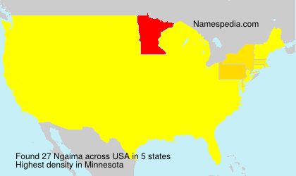 Surname Ngaima in USA Surname Ngaima in USA
