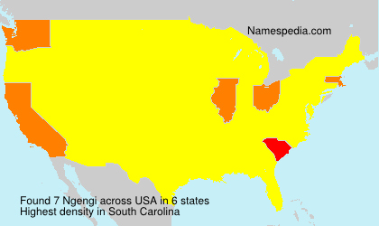 Surname Ngengi in USA Surname Ngengi in USA