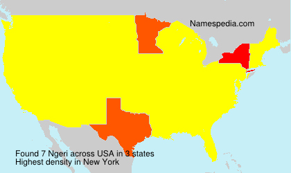 Surname Ngeri in USA Surname Ngeri in USA