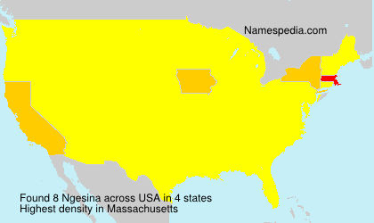 Surname Ngesina in USA Surname Ngesina in USA
