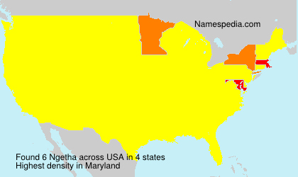 Surname Ngetha in USA Surname Ngetha in USA