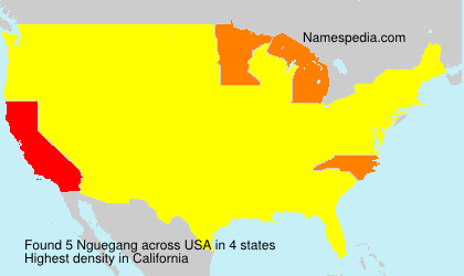 Surname Nguegang in USA Surname Nguegang in USA