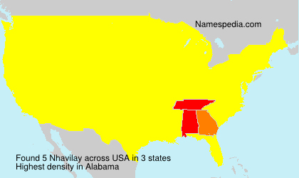 Surname Nhavilay in USA Surname Nhavilay in USA