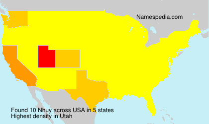 Surname Nhuy in USA Surname Nhuy in USA