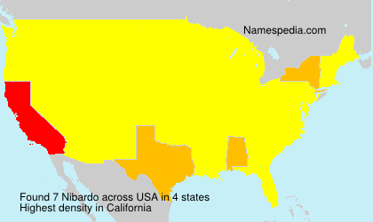 Surname Nibardo in USA Surname Nibardo in USA