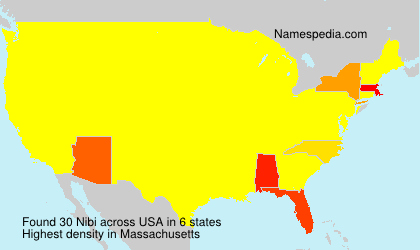 Surname Nibi in USA Surname Nibi in USA