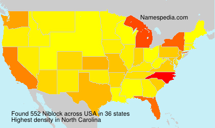 Surname Niblock in USA Surname Niblock in USA