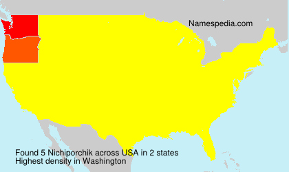 Surname Nichiporchik in USA Surname Nichiporchik in USA