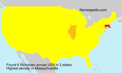Surname Nicholaev in USA Surname Nicholaev in USA