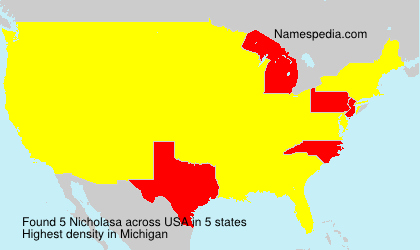 Surname Nicholasa in USA Surname Nicholasa in USA