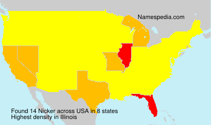 Surname Nicker in USA Surname Nicker in USA