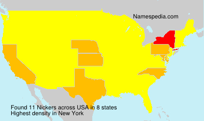 Surname Nickers in USA Surname Nickers in USA
