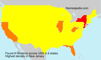 Surname Nicolene in USA Surname Nicolene in USA