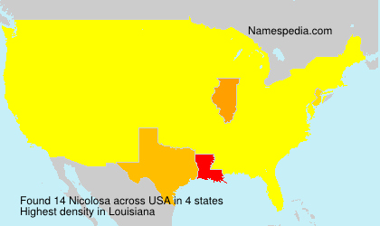 Surname Nicolosa in USA Surname Nicolosa in USA