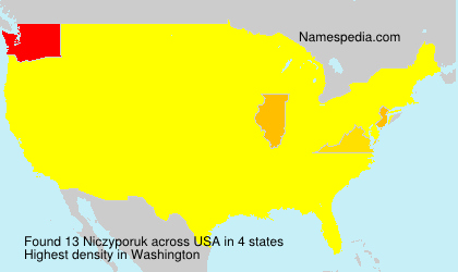 Surname Niczyporuk in USA Surname Niczyporuk in USA