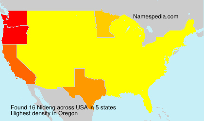 Surname Nideng in USA Surname Nideng in USA